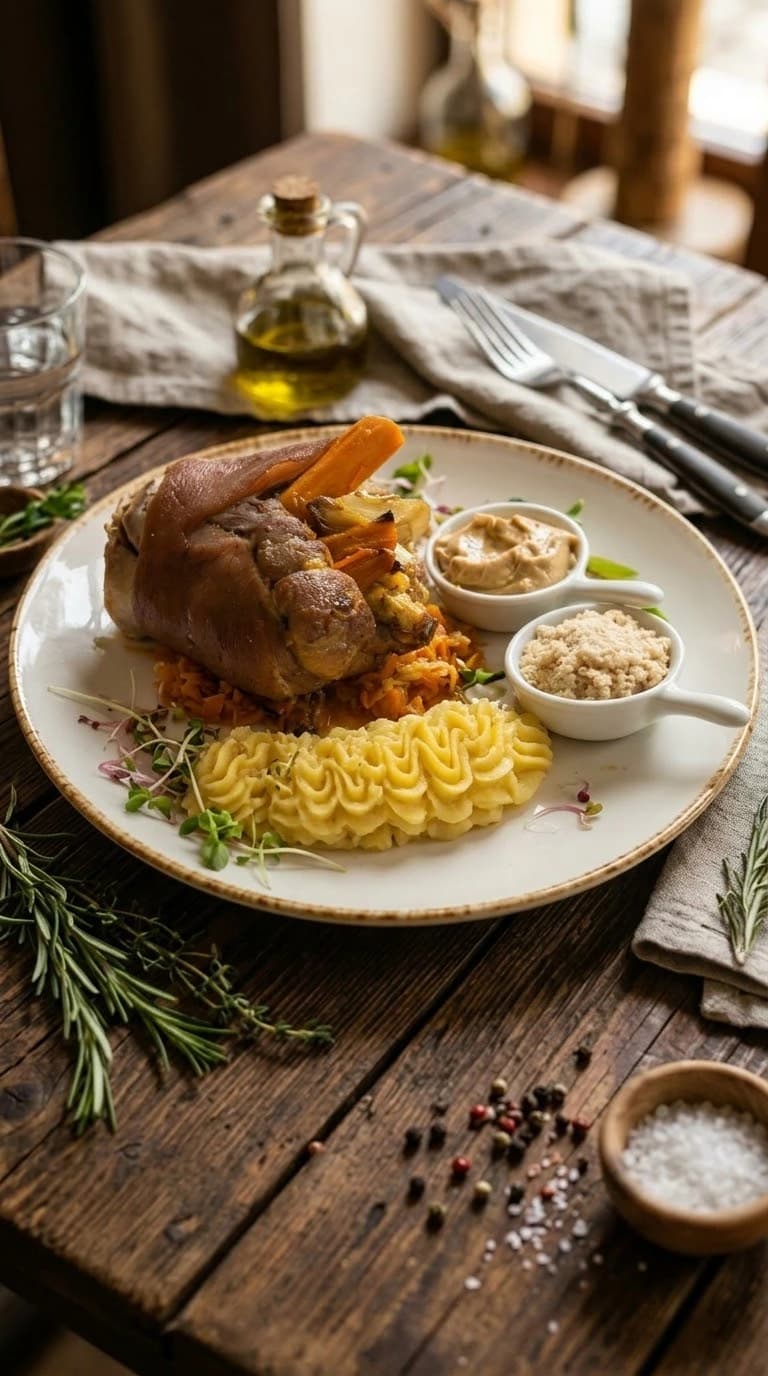 Pieczone golonko nadziewane warzywami - festiwal golonki w Staromieyskiej